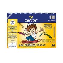 Caderno Meu Primeiro Canson A4 Canson 140g Espiral 40 folhas