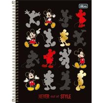 Caderno Mickey Espiral Colegial Capa Dura 80 Folhas