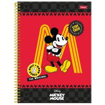 Caderno Mickey Mouse Disney Espiral 1 Matéria 80F Escolar Caderno Mickey Mouse Disney Espiral 1 Matéria 80F Escolar
