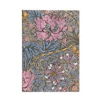 Caderno Midi Morris Pink Honeysuckle Paperblanks Capa Dura 144 Páginas
