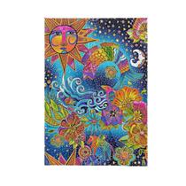 Caderno Midi Paperblanks a Espiral de Chanin Pautado 144 Páginas