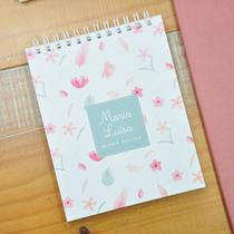 Caderno Minha Rotina Delicadas Flores Caderno Minha Rotina Delicadas Flores