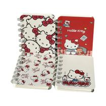 Caderno Mini A7 Hello Kitty Com Espiral 14PS/Conjunto Diário Livro De Desenho Material Escolar Caderno Mini A7 Hello Kitty Com Espiral 14PS/Conjunto Diário Livro De Desenho Material Escolar