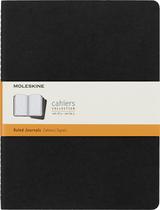 Caderno Moleskine Cahier - Capa Mole GG, Pautada em Preto, 120 Páginas