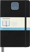 Caderno Moleskine Classic, capa dura expandida, grande, preto