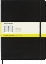 Caderno Moleskine Classic, capa dura, XL, quadrado, preto