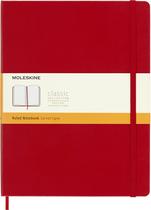 Caderno Moleskine Classic, capa dura, XL, vermelho escarlate, 192p