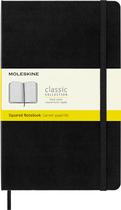 Caderno Moleskine Classic com capa dura preta quadrada grande