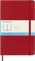 Caderno Moleskine Classic Grande Pontilhado Vermelho Escarlate