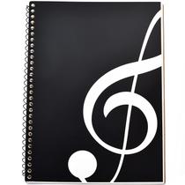 Caderno Music Clef MOREYES Partituras em branco 26x19cm 100p Caderno Music Clef MOREYES Partituras em branco 26x19cm 100p