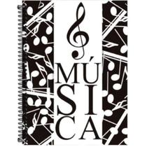 Caderno Musica Livro Cd Esp.70Fls 200X275Mm