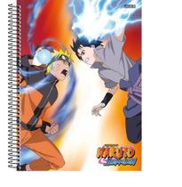 Caderno Naruto 1 Matéria 80 Folhas com adesivos Capas Sortidas - São Domingos