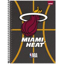 Caderno Nba Miami Heat Espiral 80fls Spiral
