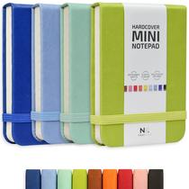 Caderno NeatVilla A7 7,6 x 10,7 cm Capa Dura em material sintético, Kit com 4 Caderno NeatVilla A7 7,6 x 10,7 cm Capa Dura em material sintético, Kit com 4