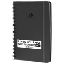 Caderno Nextnoid A5 170 páginas capa dura espiral cinza Caderno Nextnoid A5 170 páginas capa dura espiral cinza