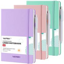 Caderno Nirmiro A5 3 Unidades Capa Dura com Linhas 160 Páginas