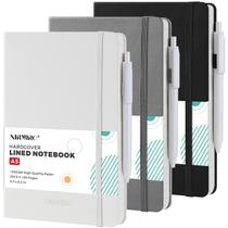 Caderno Nirmiro A5 Kit com 3 Capas Duras 160 Páginas Pautadas