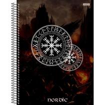 Caderno Nordic Marrom - 160 Folhas - São Domingos