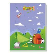 Caderno numero 1 quadriculado 7x7mm 40 folhas 70g tamoio