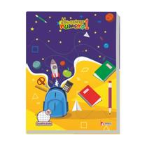 Caderno numero 1 quadriculado 7x7mm 40 folhas 70g tamoio