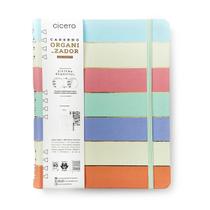 Caderno Organizado Pastel Block Sport 17x24 Listras Cicero Caderno Organizado Pastel Block Sport 17x24 Listras Cicero