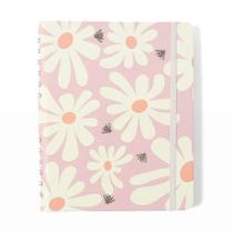 Caderno organizador duo 14x21 Melissa Pink Bloomy - Cicero