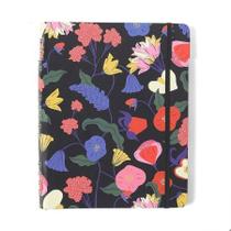 Caderno organizador duo 17x24 Doce Florada Preto - Cicero