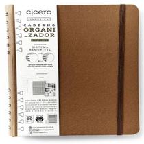Caderno organizador duo classica pautado & pontado a5 caramelo cicero