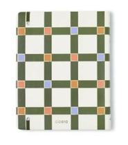 Caderno organizador trama pautado 17x24 xadrez