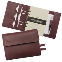 Caderno Organizer 147-R Personalizado Raffai Couros