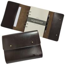 Caderno Organizer 182-R Personalizado Raffai Couros