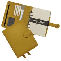 Caderno Organizer Couro 127-R Personalizado Raffai Couros