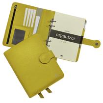 Caderno Organizer Couro 127-R Personalizado Raffai Couros