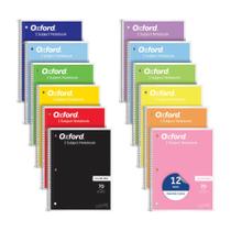 Caderno Oxford Spiral 1 Subject College Ruled 70 folhas x12