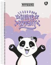 Caderno Pandinha My Friend Escolar Capa Dura 80Fs Shine