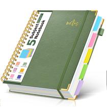 Caderno PAPEJOON 5 matérias 21,5 x 28 cm couro 300 páginas Caderno PAPEJOON 5 matérias 21,5 x 28 cm couro 300 páginas