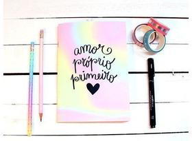 Caderno Papelote Amor Próprio com 80 Páginas Pautadas