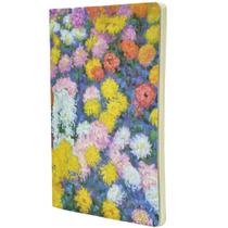 Caderno Paperblanks Cahiers Monets Chrysanthemums A6 Pautado 80 Pág.
