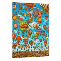 Caderno Paperblanks Flexis Balloon Festival Midi Pautado 176 Pág