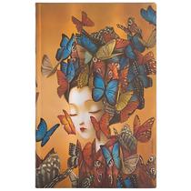 Caderno Paperblanks Madame Butterfly 120g Maxi 192 Paginas Caderno Paperblanks Madame Butterfly 120g Maxi 192 Paginas