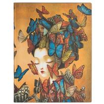 Caderno Paperblanks Madame Butterfly Capa Flexível Pautado