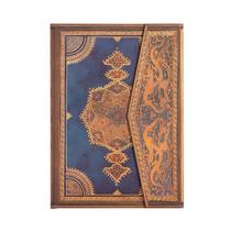 Caderno Paperblanks Safavid Indigo Midi Pautado 144 Paginas