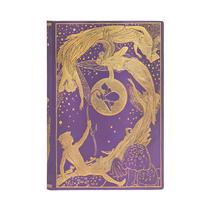Caderno Paperblanks Violet Fairy Midi Pautado 144 Paginas