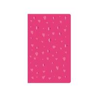 Caderno Papertalk Flex ótima Pautado Maxi Coleção Romantic Rosa 1 ed