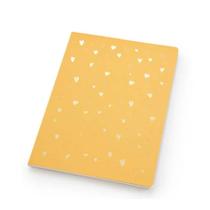 Caderno Papertalk Flex ótima Pautado Ultra Coleção Romantic Amarelo 1 ed