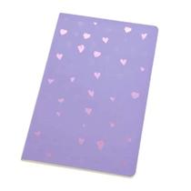 Caderno Papertalk Flex ótima Pautado Ultra Coleção Romantic Lilas 1 ed