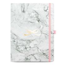 Caderno Papertalk Ótima Pautado Ultra Coleção Pink Stone Marmore