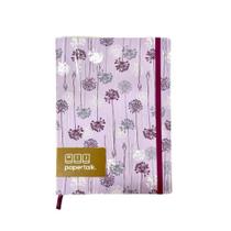 Caderno Papertalk ótima Ultra Coleção Floral Lilas 1 ed