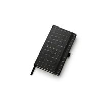 Caderno Papertalk pautado, Slim, coleção Noir, Traço, 9,2 x 16,7 cm