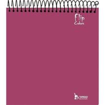 Caderno Para Canhotos com 10 Matérias Tamoio Flipcolors Vermelho